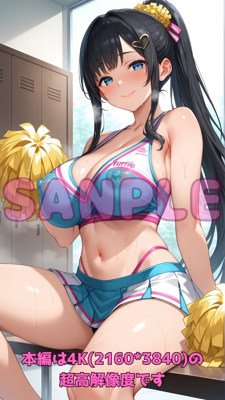 エッチなチアガールと部活終わりに汗だく応援セックス2！ - サンプル画像 1
