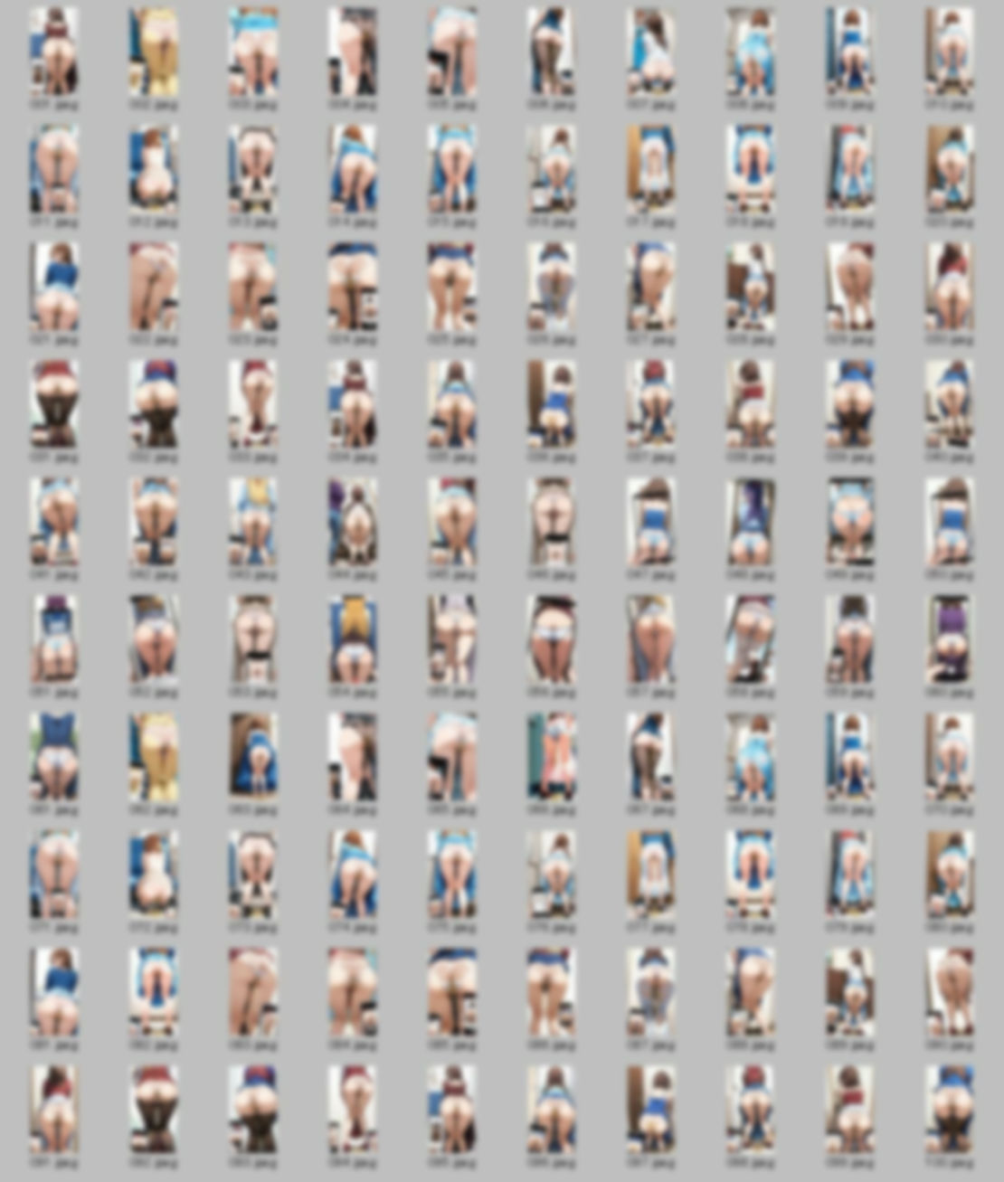 【おもらし撮影会イラスト】清楚系美少女の秘密コレクション - サンプル画像 6