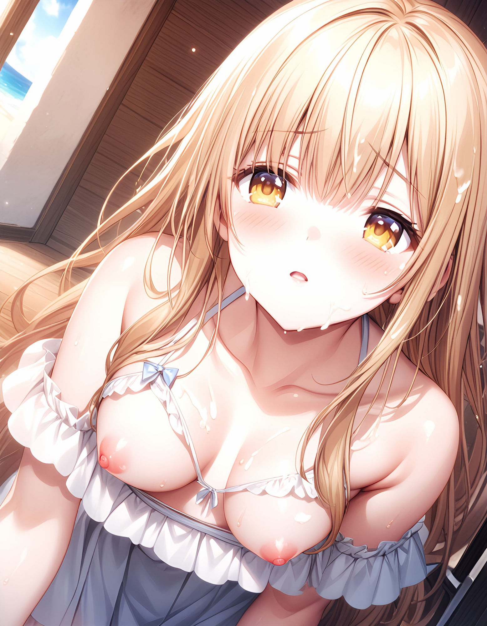 美少女羞恥 白濁デコレ・椎〇真昼（お隣の天使様） - サンプル画像 7