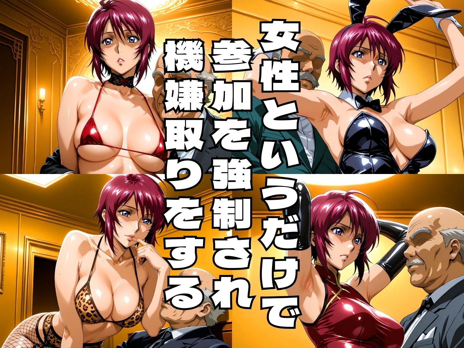停戦協定記念パーティー 〜セレモニーに呼ばれた女パイロット〜 - サンプル画像 2