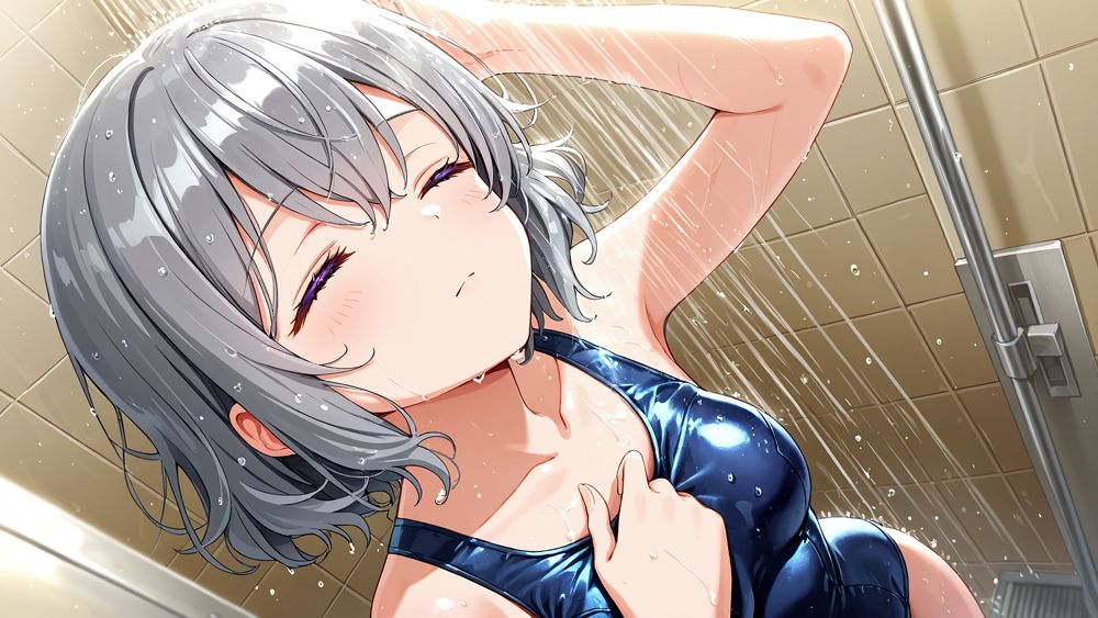 爆乳ツインスク水が新任教師と放課後の中出し生交尾【4K】【350枚】 - サンプル画像 7
