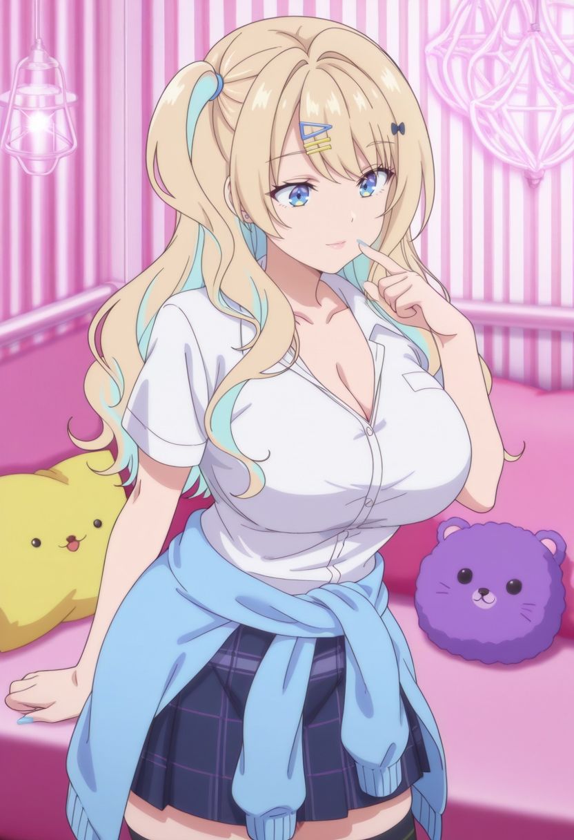 放課後ヒロインズ  白河月愛 - サンプル画像 1