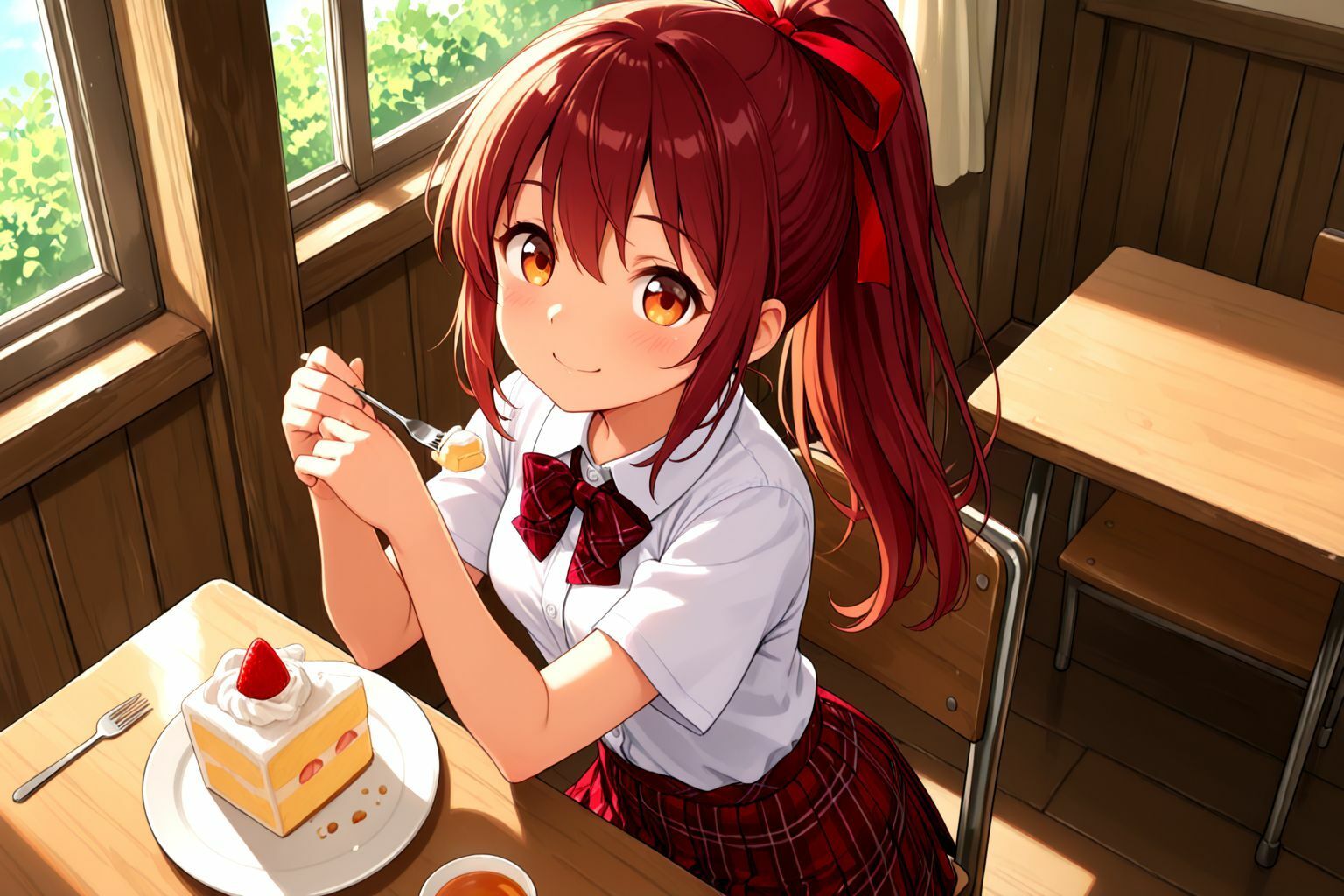 ちっぱいポニーテール学生美少女のえっちなパパ活記録 - サンプル画像 3