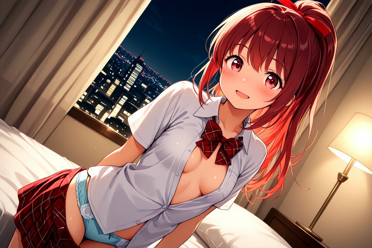 ちっぱいポニーテール学生美少女のえっちなパパ活記録 - サンプル画像 4