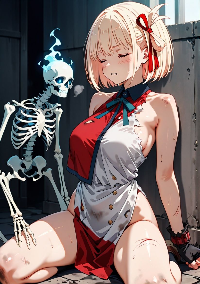 異種姦ダンジョン〜リコリス・リ〇イル 錦〇千束〜 - サンプル画像 1