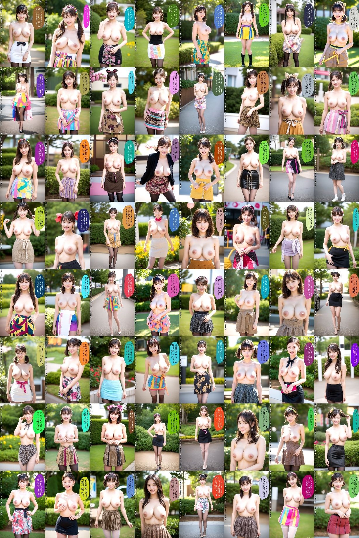 【乳辱】視姦専用おっぱい 〜若いオンナの淫語露出〜 vol.2 - サンプル画像 9