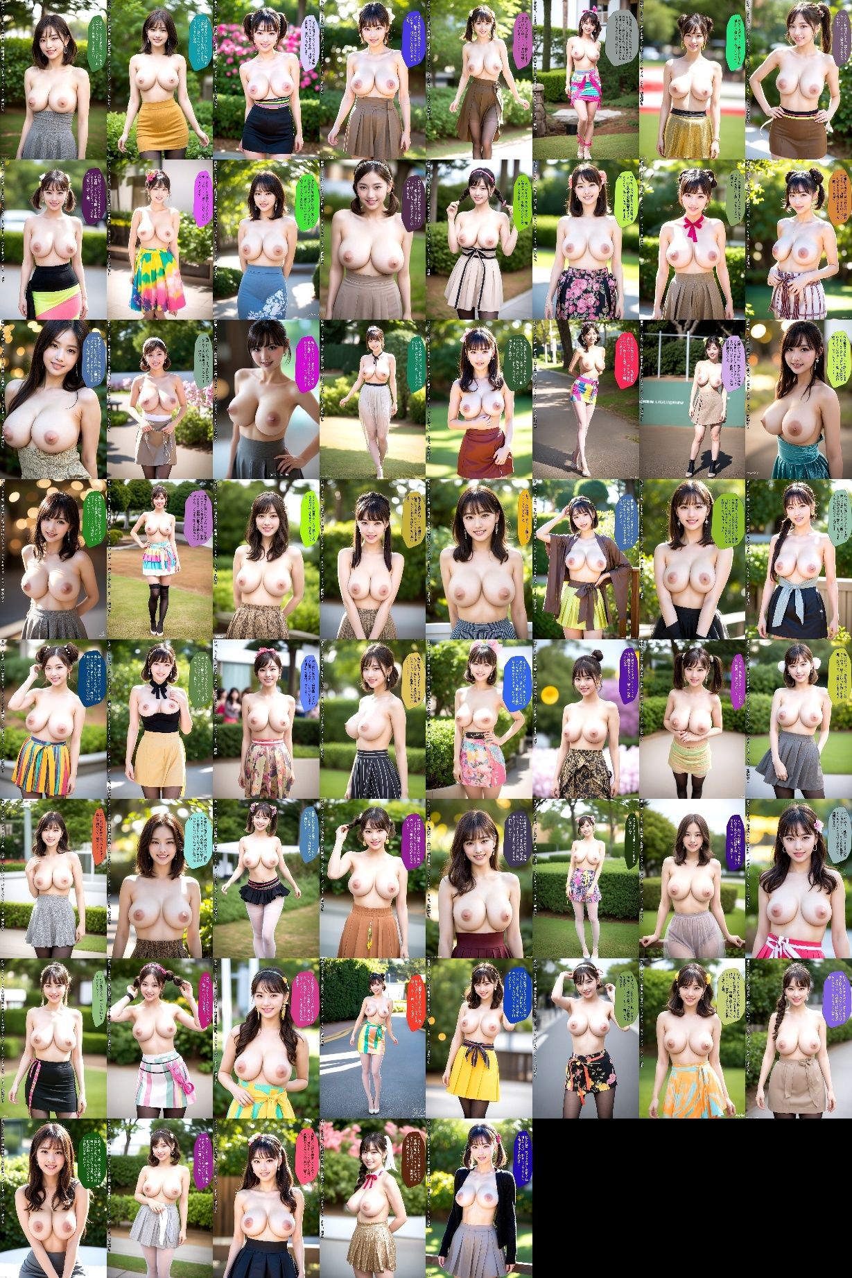 【乳辱】視姦専用おっぱい 〜若いオンナの淫語露出〜 vol.2 - サンプル画像 10