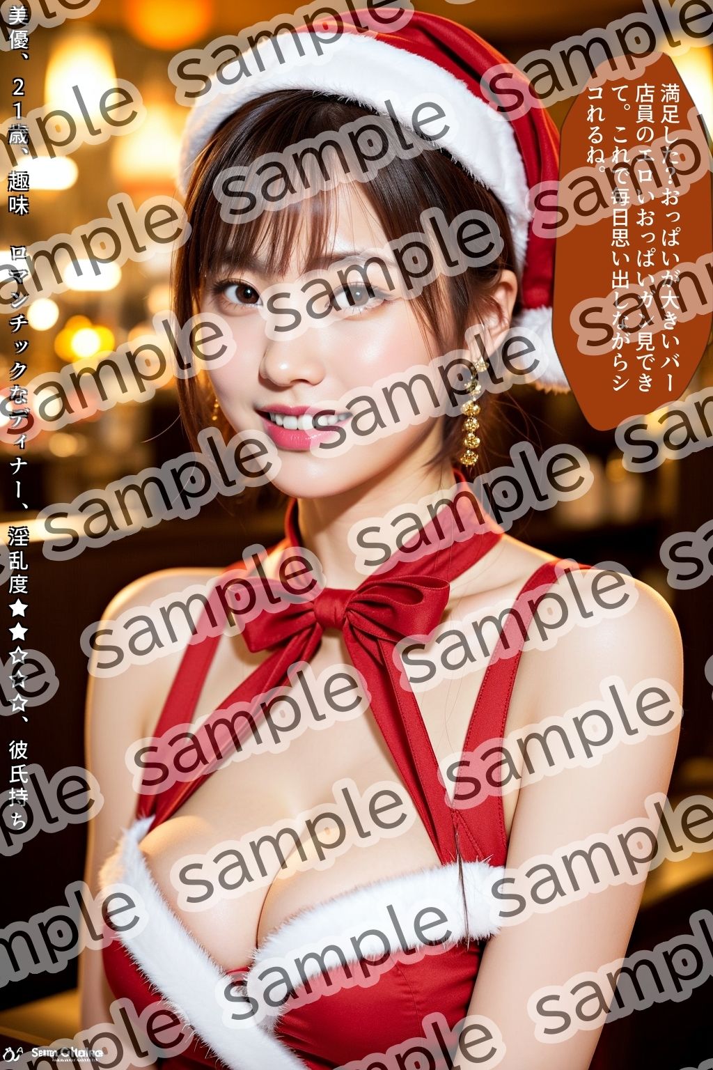 巨乳サンタのバー店員がエロすぎる件 vol.4（最終巻） - サンプル画像 5