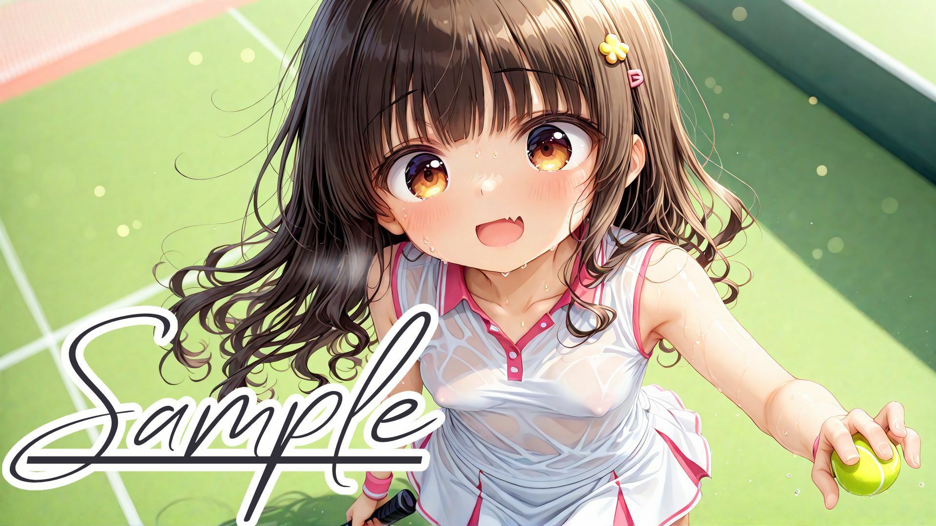 汗だく×ユニフォーム×ぶっかけ CG大全 - サンプル画像 2