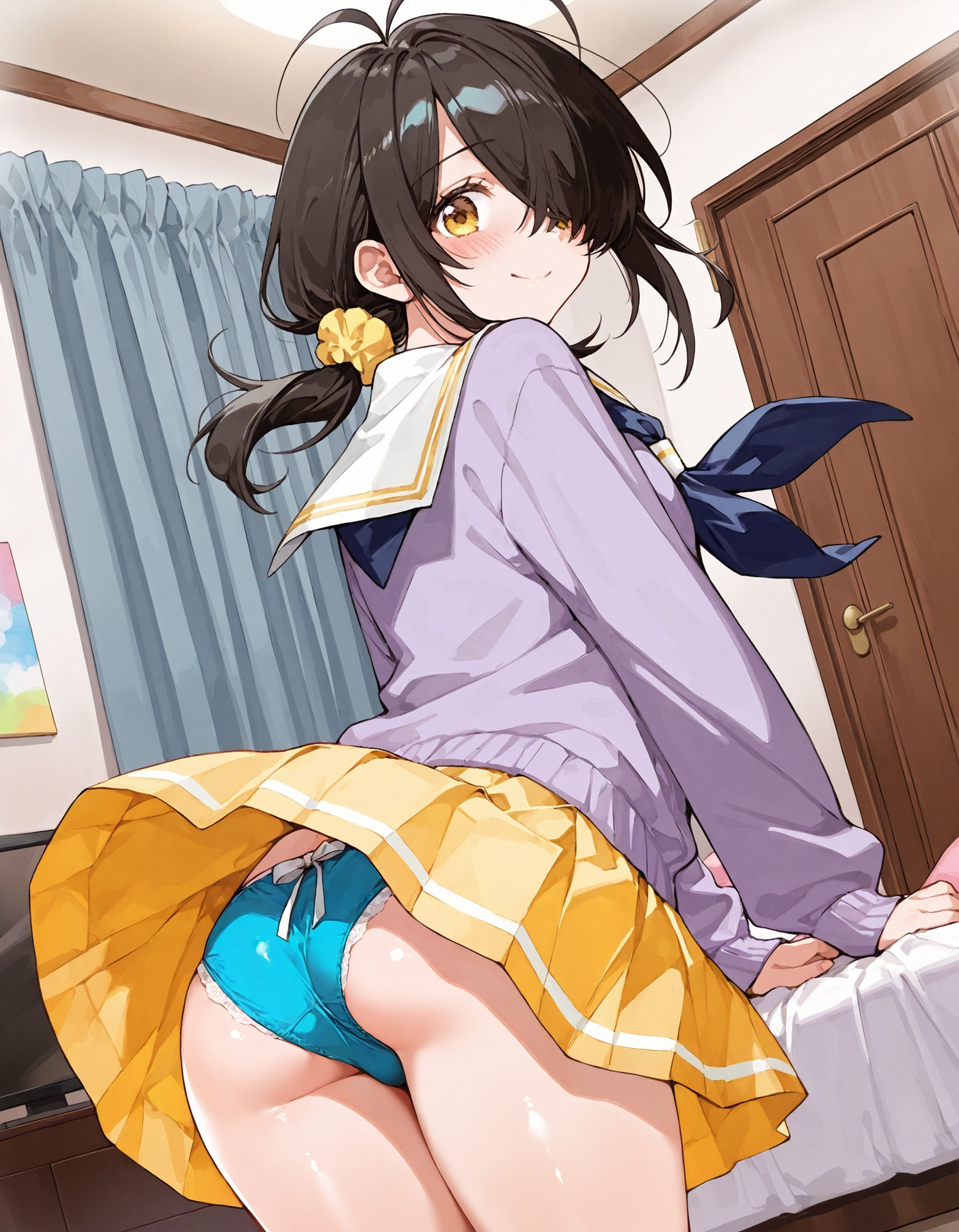 紫〇寺ことののパンチラ〜制服編〜 - サンプル画像 1