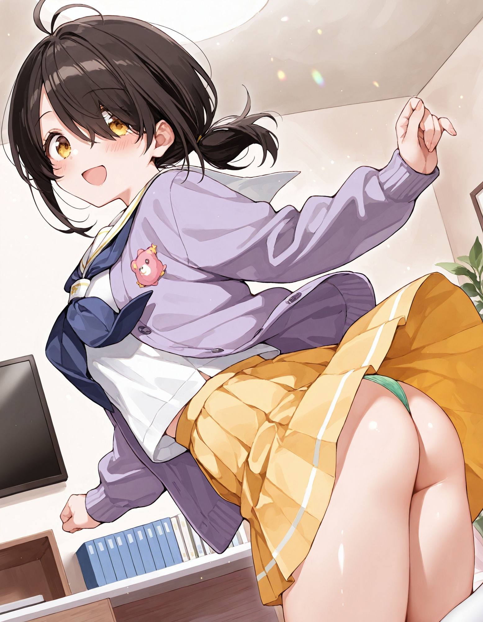 紫〇寺ことののパンチラ〜制服編〜 - サンプル画像 5