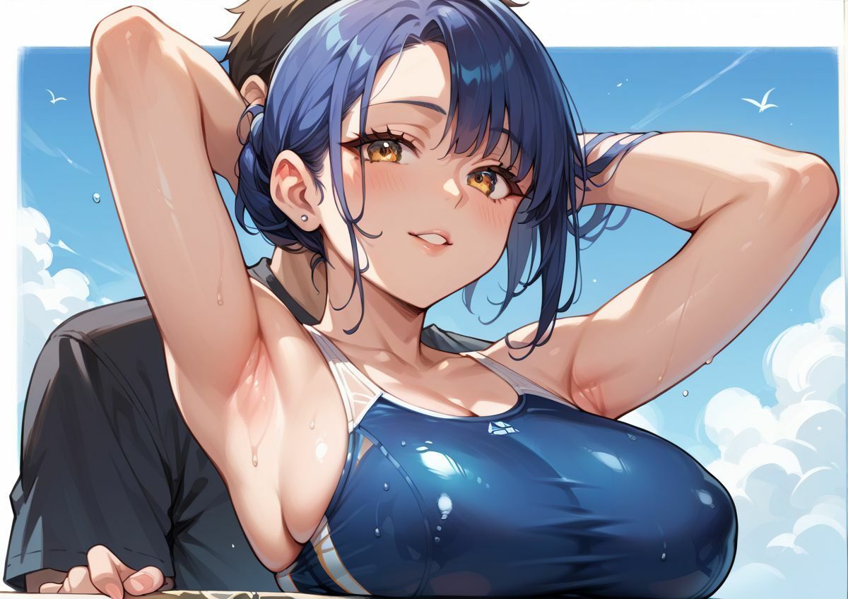 スク水学園  爆乳女子 - サンプル画像 2