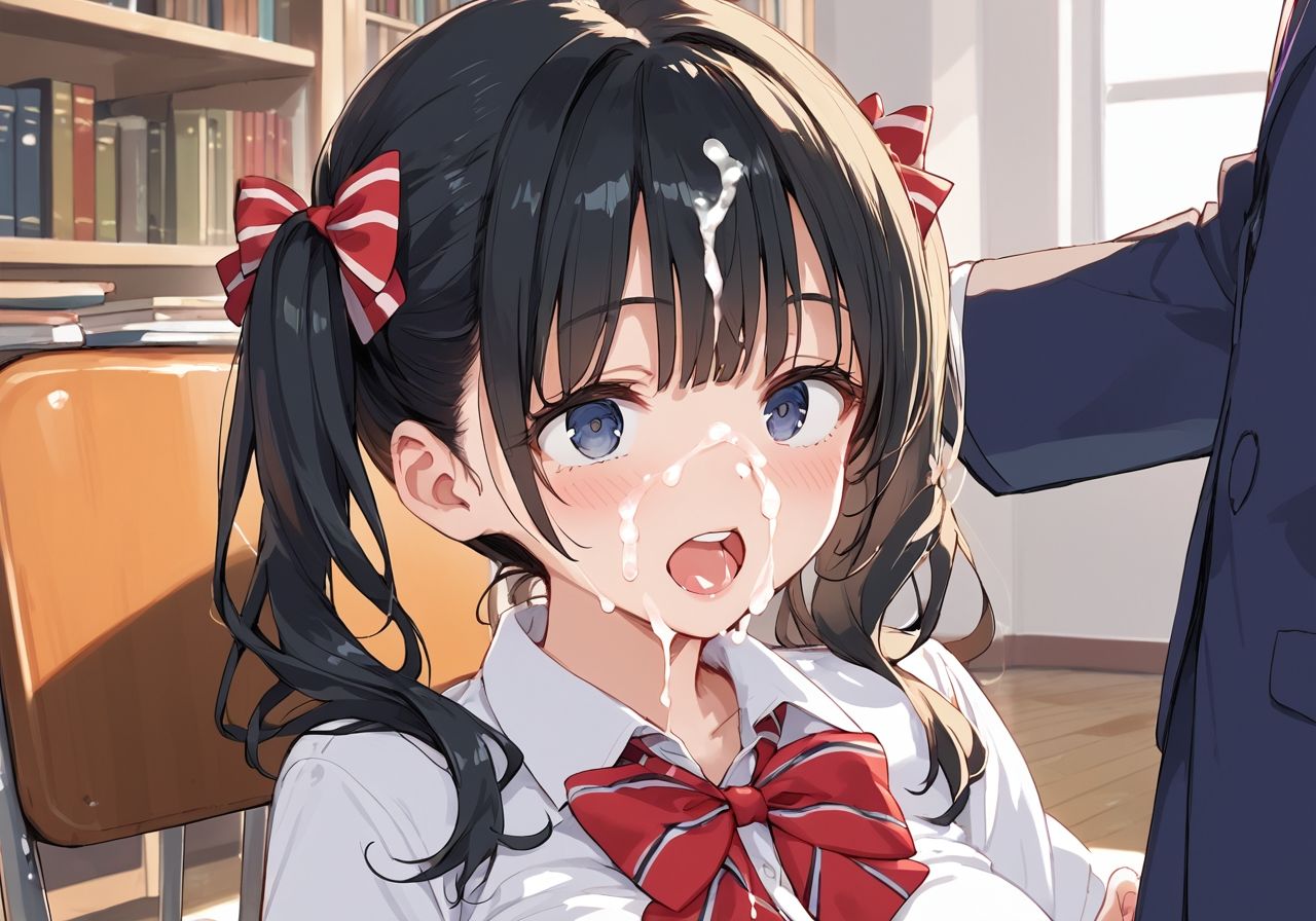 ぶっかけ学園 〜進学校女子の顔面偏差値にぶっかけまくり！〜 - サンプル画像 6