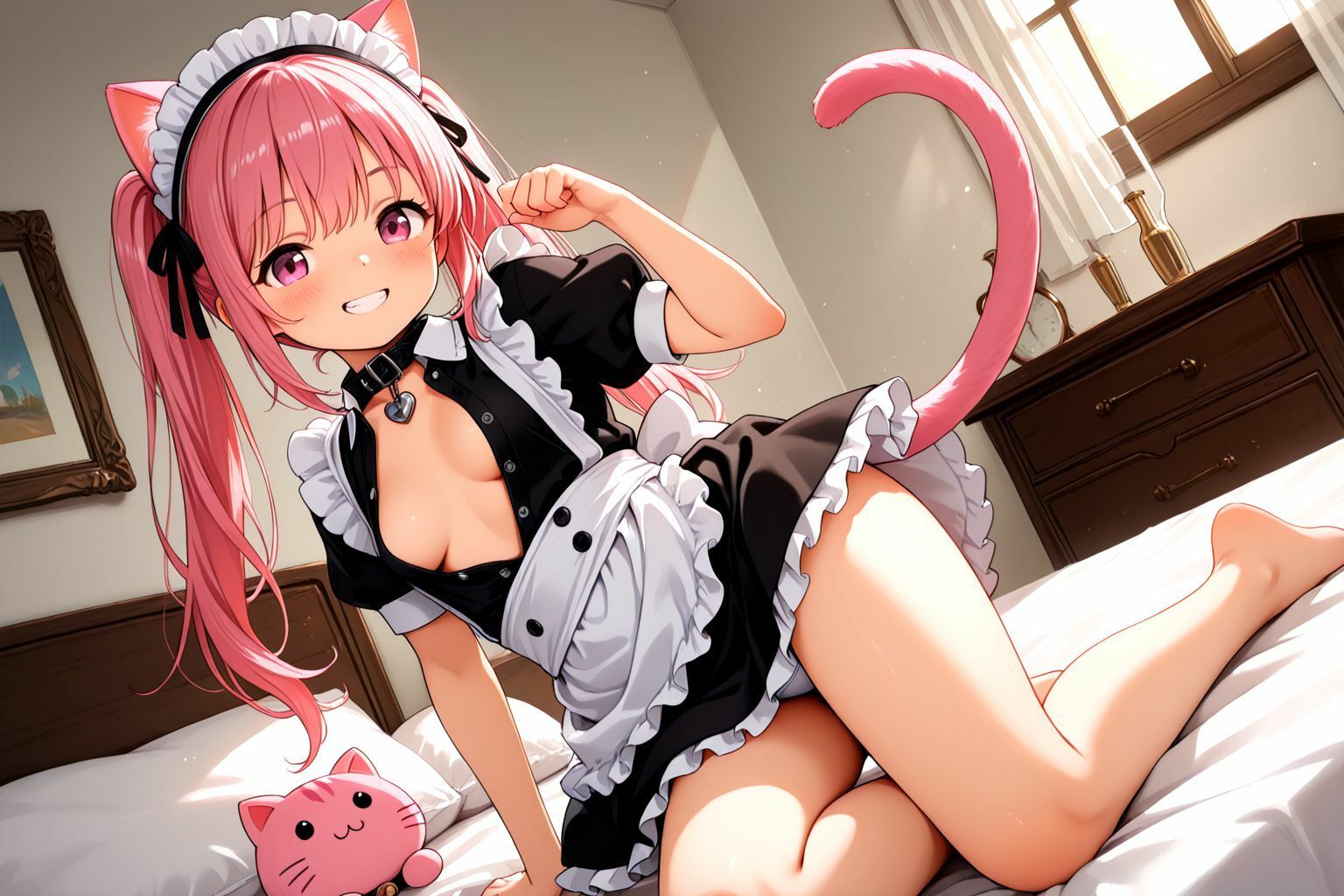 うちのえっちな専属ちっぱいネコミミメイドさん - サンプル画像 5