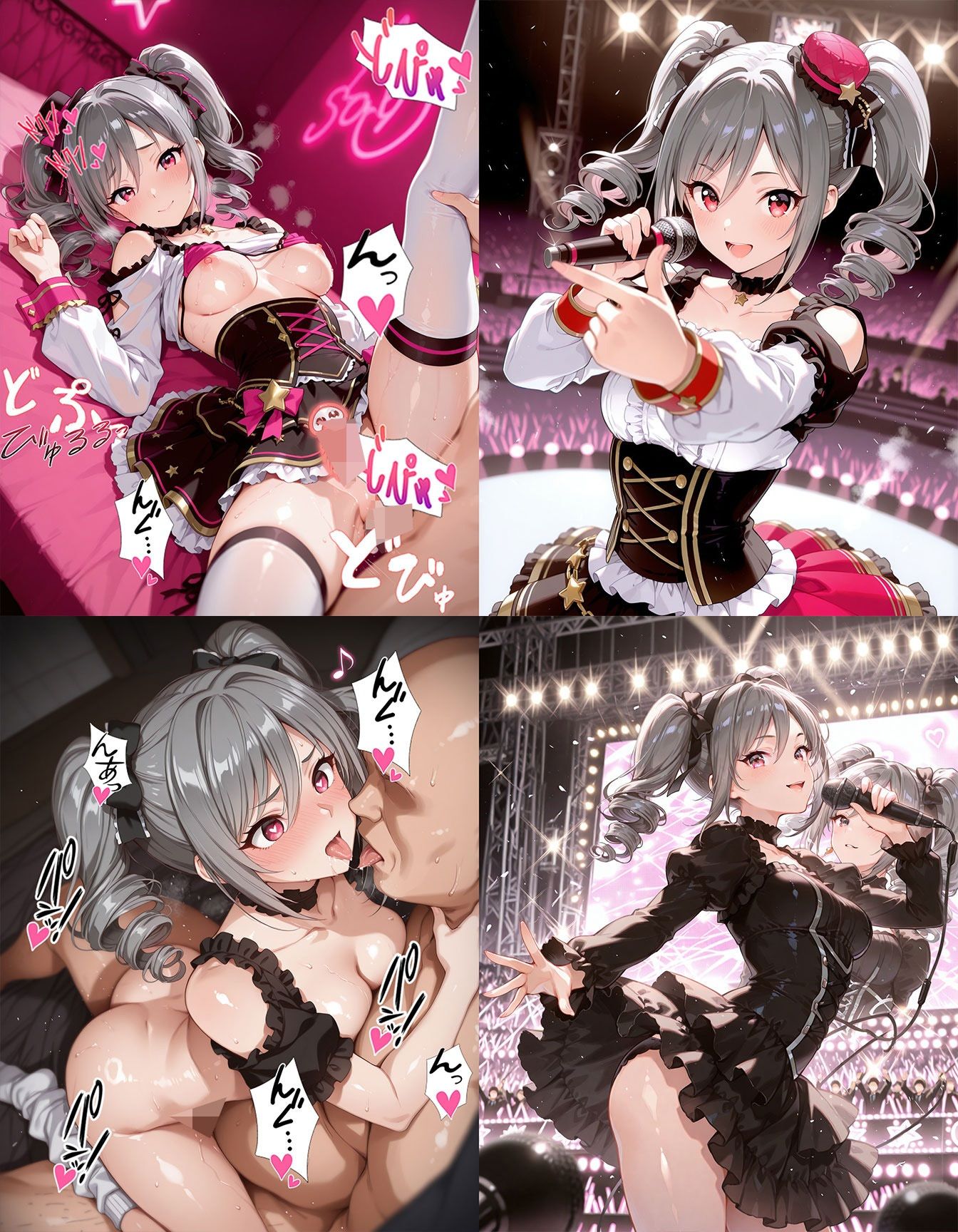 アイドル 即オチ2コマ 7614 - サンプル画像 1