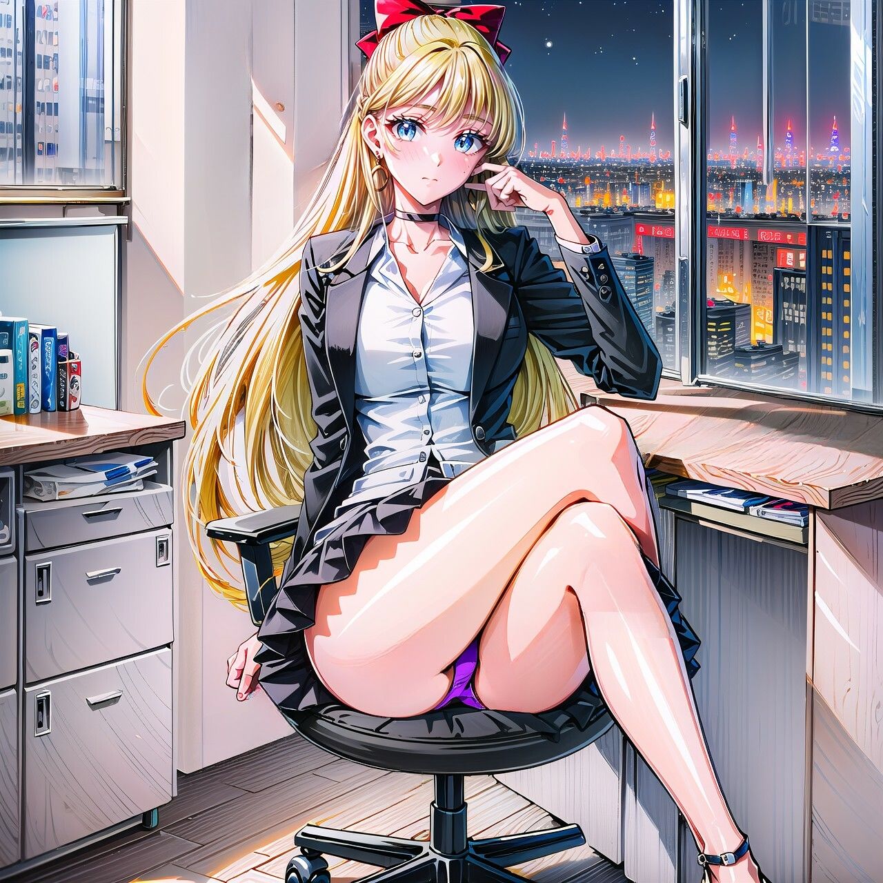 ギャルでビッチの美〇ちゃんはアヘ顔が板についてますね_SEXオナニーその他編 - サンプル画像 5