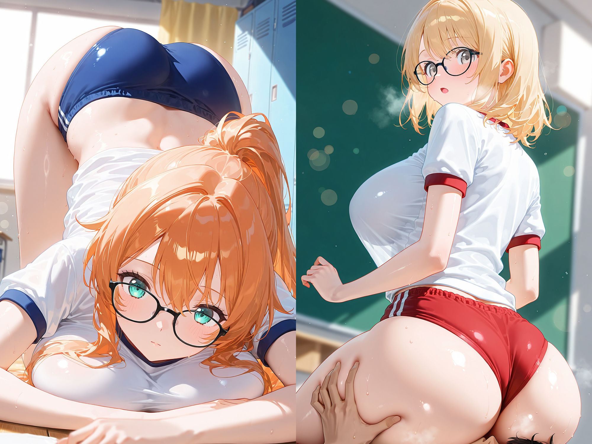 女子校生のパンツを見たら僕の興奮は止まらない【眼鏡っ娘編】 - サンプル画像 8