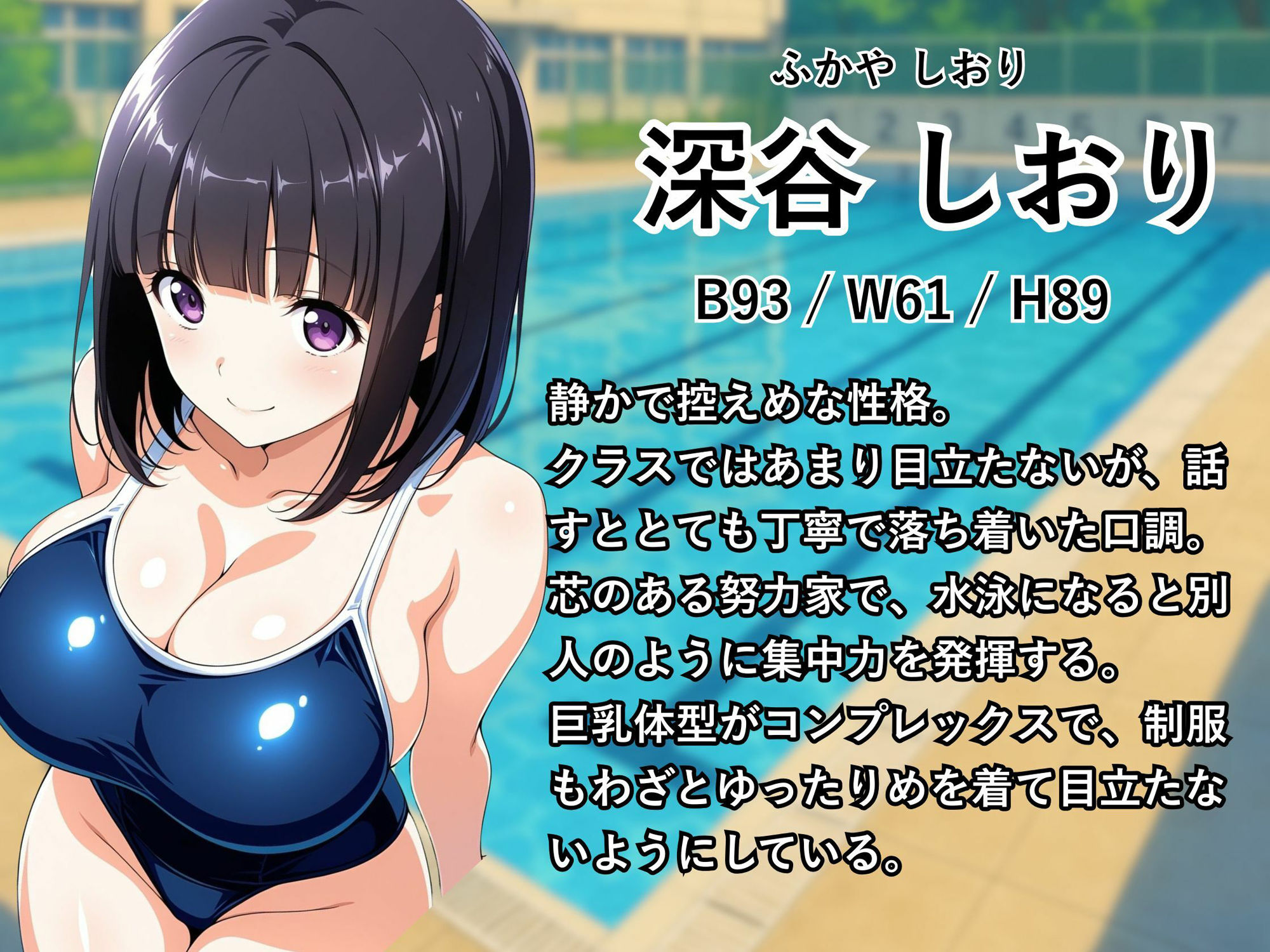 陰キャの水泳部が教師に変態されるまで  深谷 しおり - サンプル画像 1