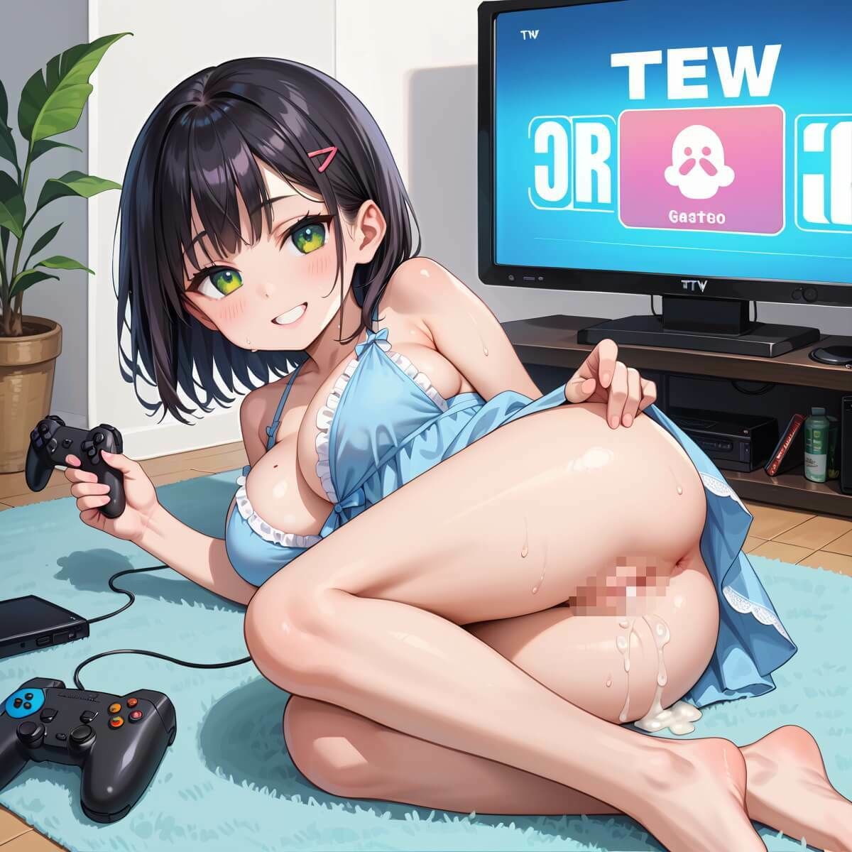 売れないゲーム実況者の、捨て身のエロゲーム配信がやばすぎる！！4がっつり210枚 - サンプル画像 9