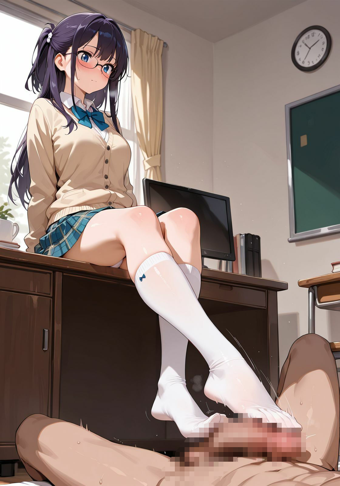 メガネっ子は好きですか？ヌキ過ぎ必至のエッチな課外授業！ - サンプル画像 4