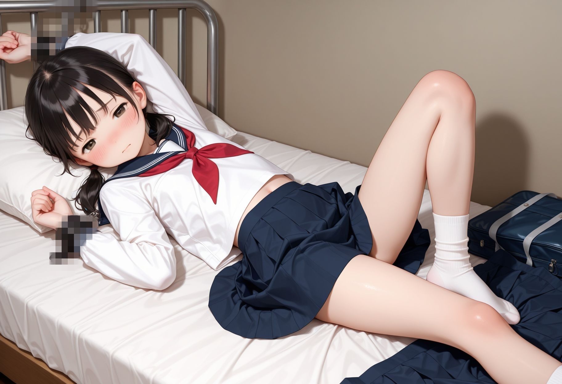 監禁支配  攫った少女を拘束調教 - サンプル画像 1