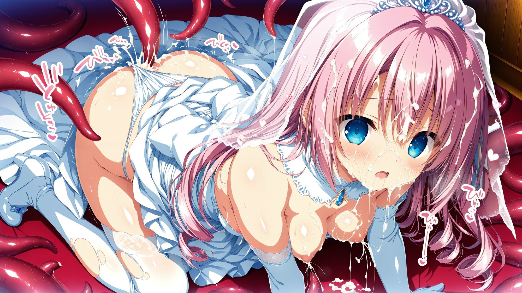 触手に囚われた少女達 〜花嫁編〜 Vol.1 - サンプル画像 5
