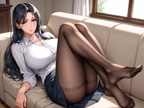 淫乱な美人上司の誘惑に乗ってみた - サンプル画像 2