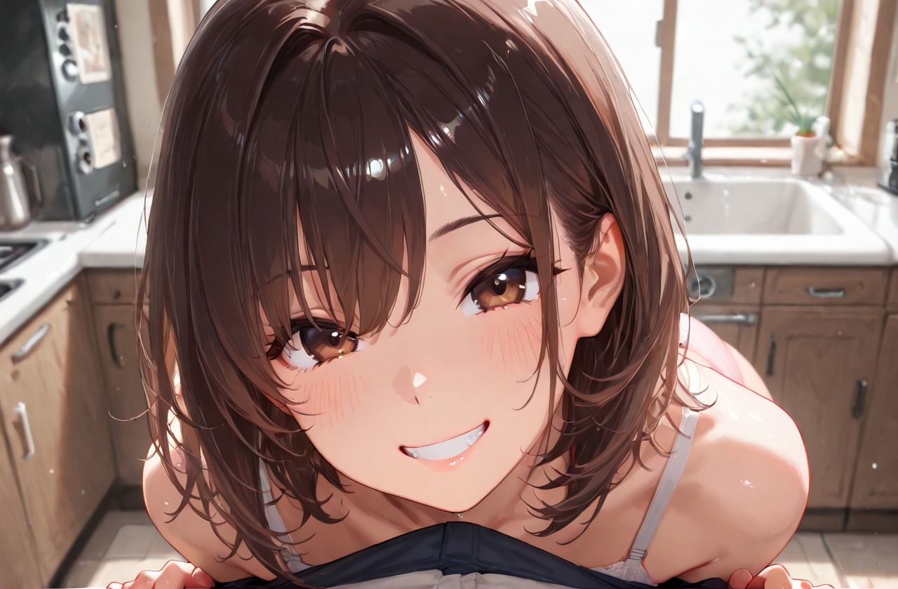 やたら密着してくる人妻お姉さん - サンプル画像 1