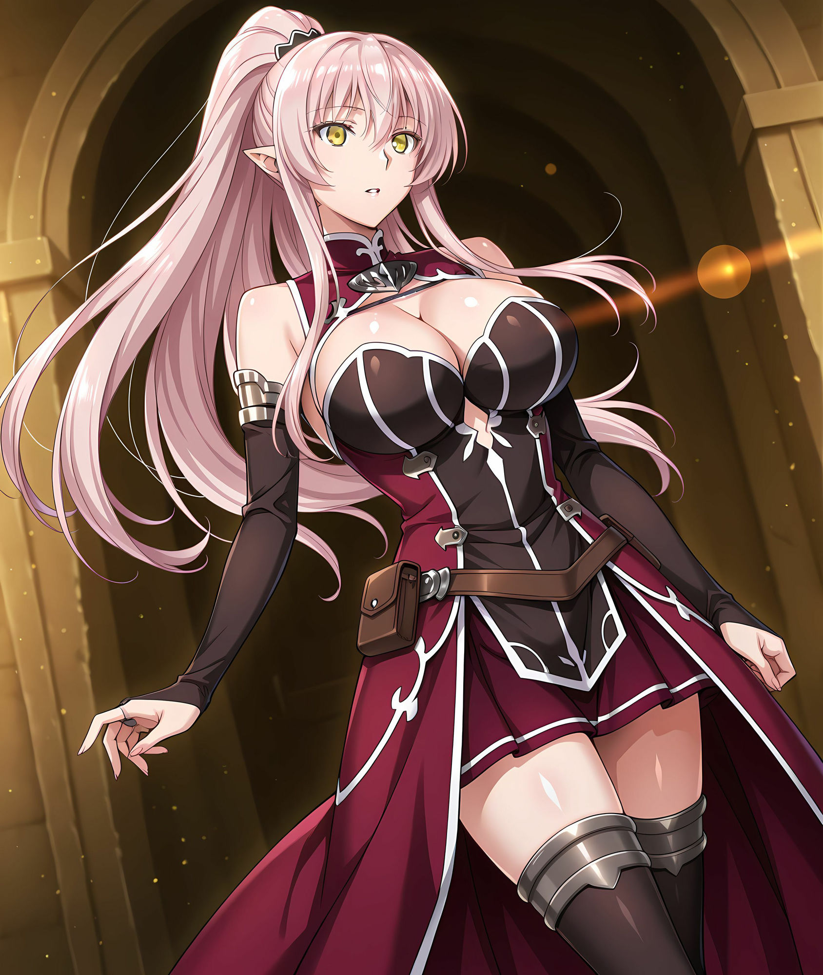 エルフ洗脳丸呑み悪堕ち〜淫魔化搾精〜 - サンプル画像 2