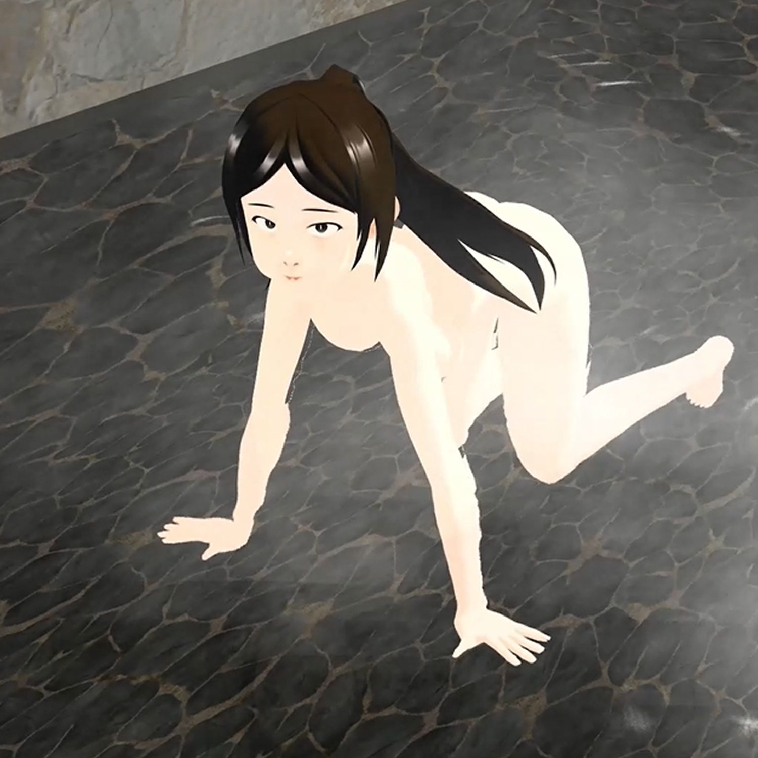 【期間限定】熟女温泉  全裸で入浴  北野聖子 - サンプル画像 3