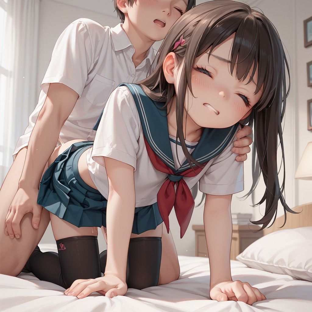 童顔女子●生の肉便器レ●プ - サンプル画像 3