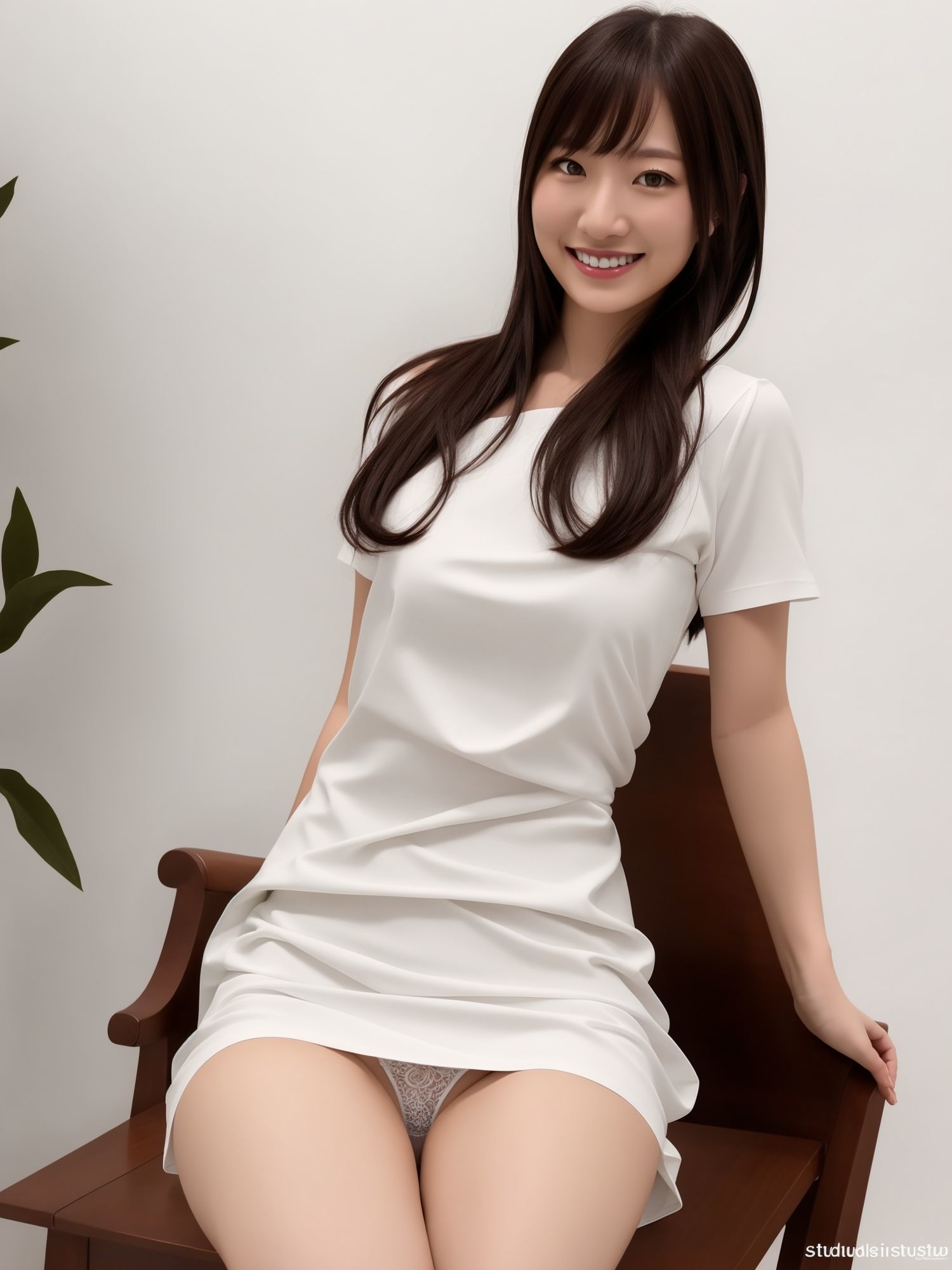 個室エステの誘惑パンチラ - サンプル画像 9