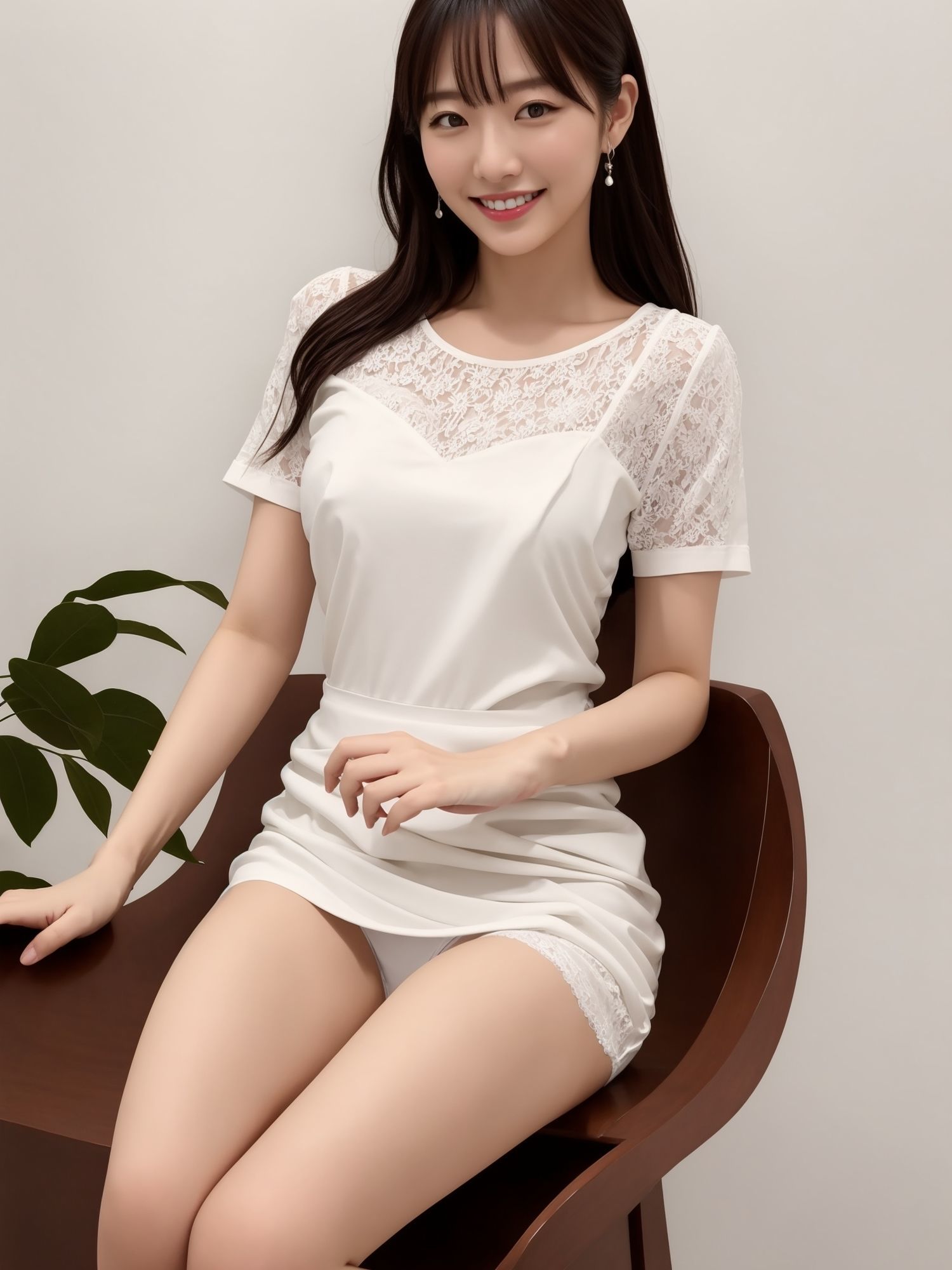 個室エステの誘惑パンチラ - サンプル画像 10