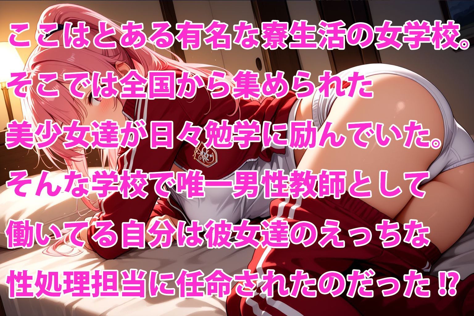 頑張れ絶倫先生！！  美少女達の性処理担当記録 ジャージ編 - サンプル画像 1