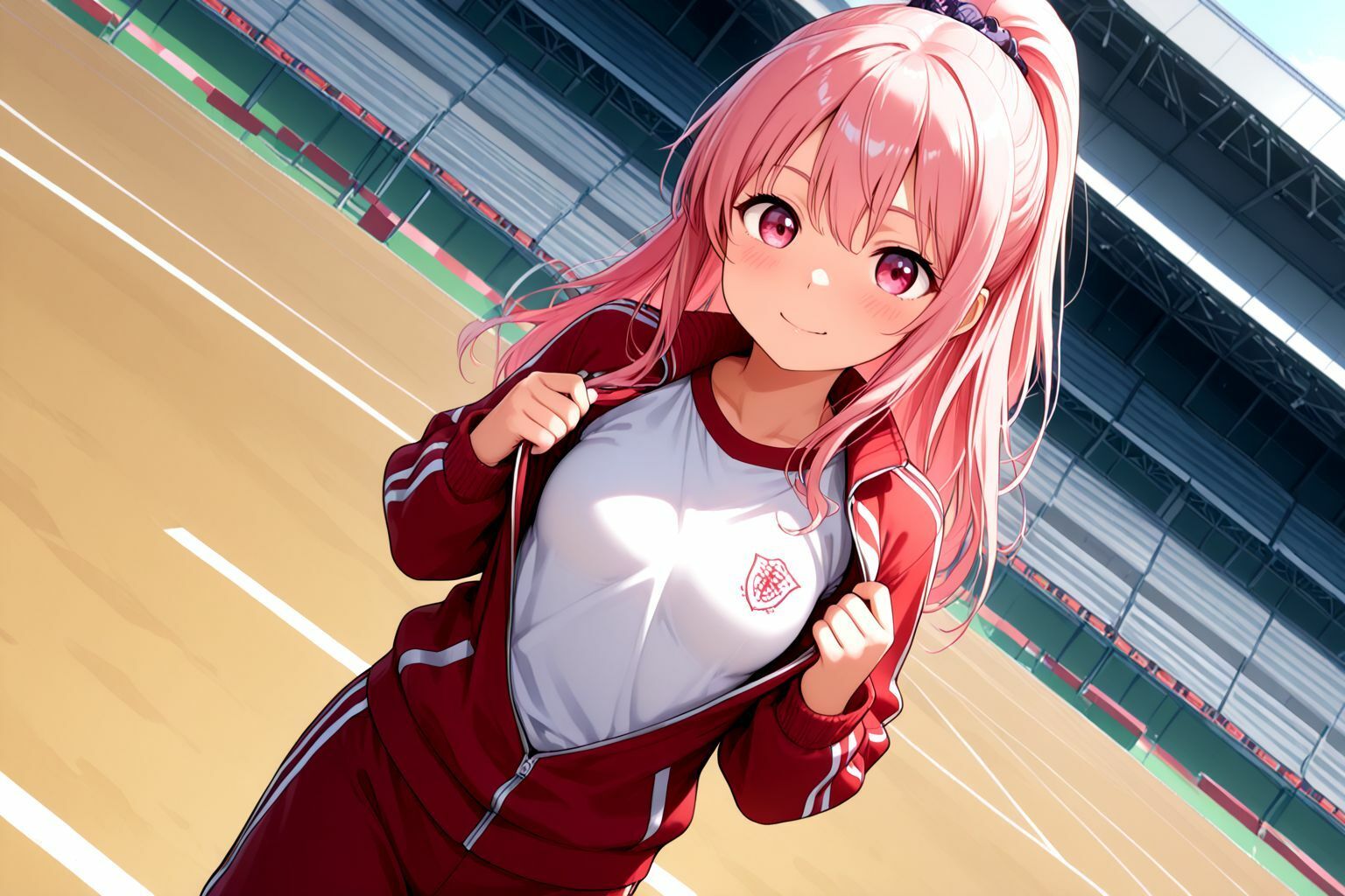 頑張れ絶倫先生！！  ちっぱい美少女達の性処理担当記録 ジャージ編 - サンプル画像 2