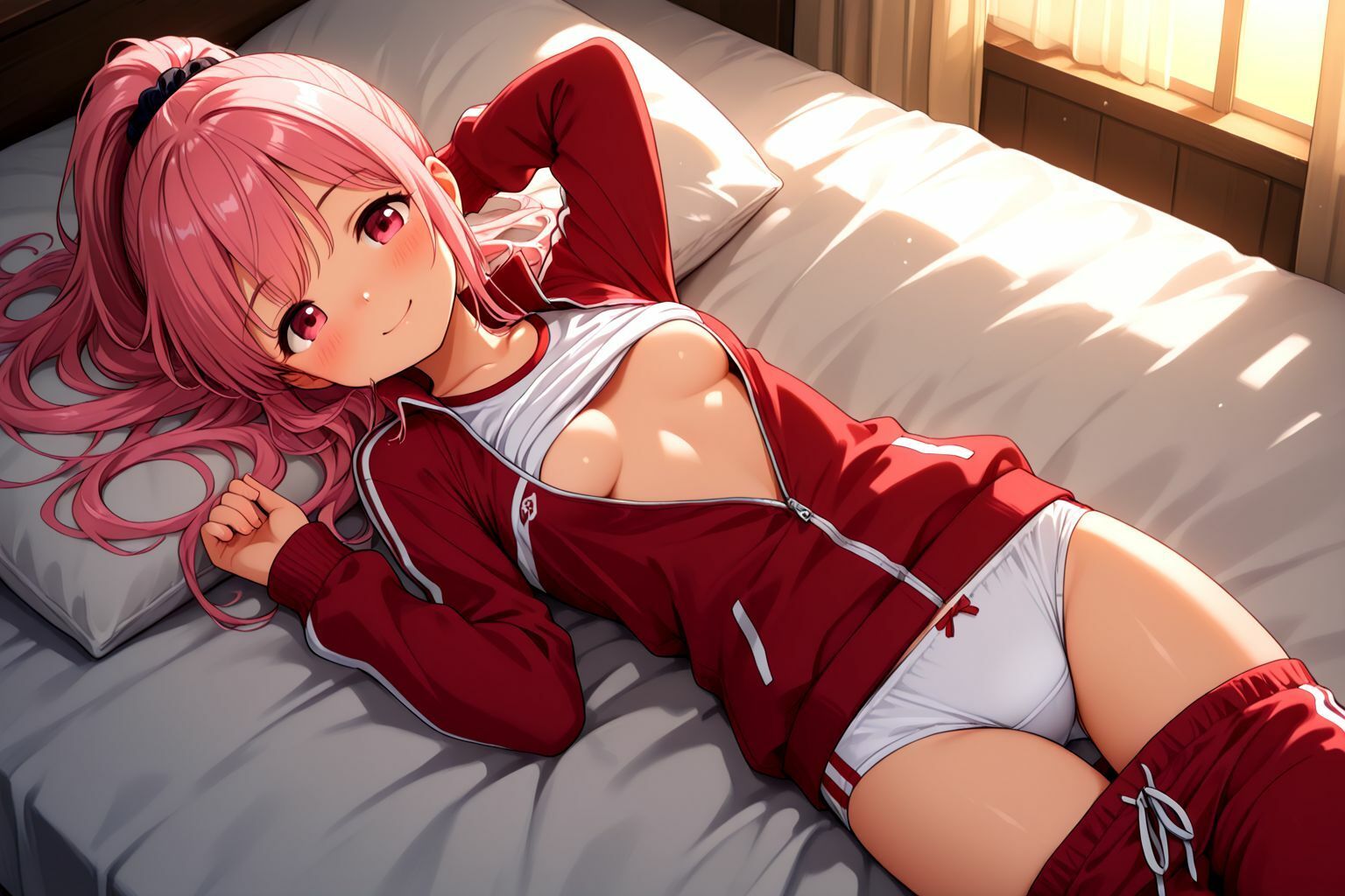 頑張れ絶倫先生！！  ちっぱい美少女達の性処理担当記録 ジャージ編 - サンプル画像 5