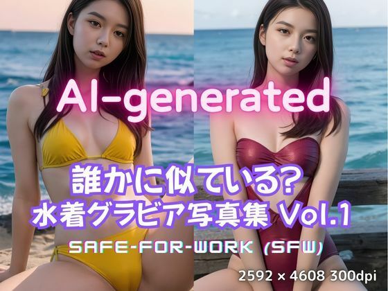 【AI実写】誰かに似ている？ 【実写風AI水着グラビア】Vol.1