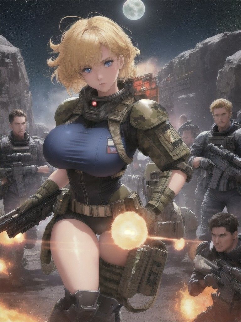 宇宙の女兵士 第1章 〜見参〜 - サンプル画像 3