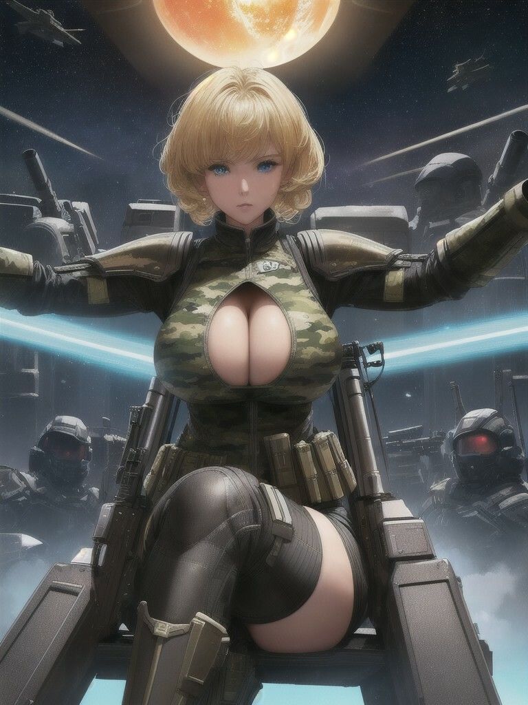 宇宙の女兵士 第1章 〜見参〜 - サンプル画像 4