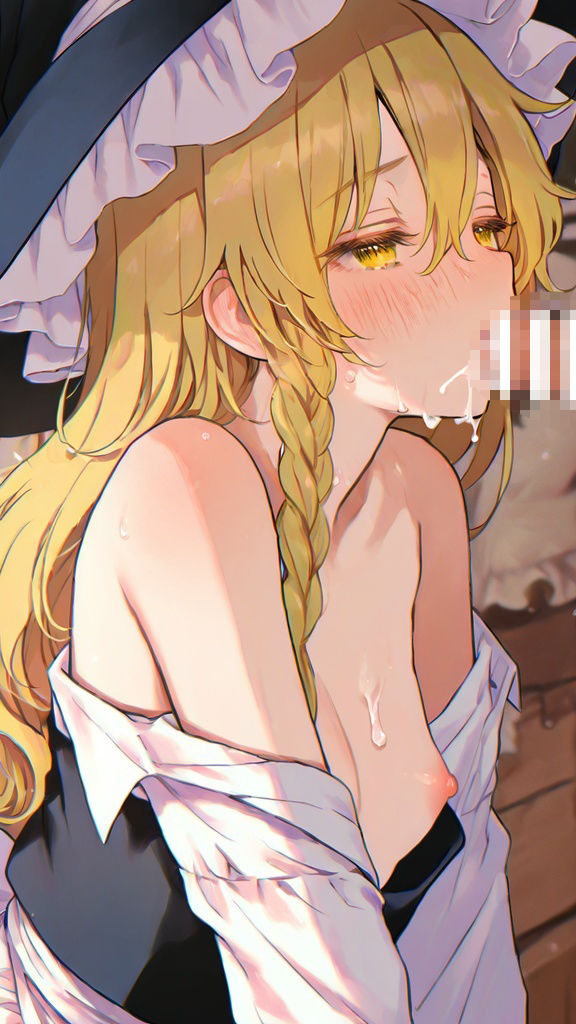 霧雨魔理沙  セックスとフェラ集（147枚） - サンプル画像 3