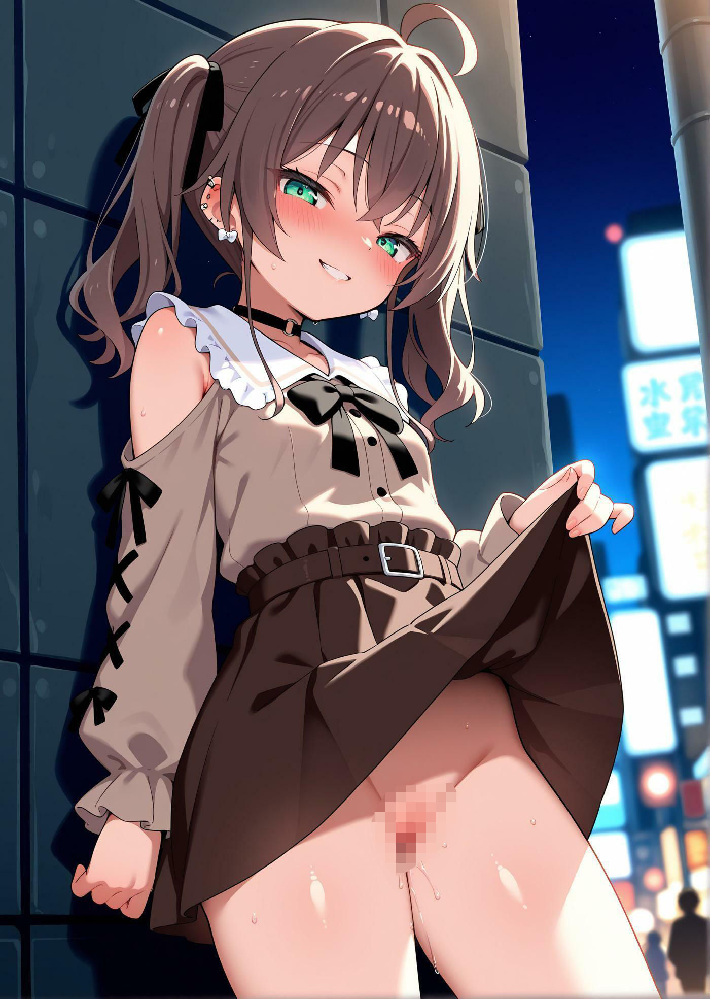 夜の街で会ったま◯りちゃんと行きずりえっち - サンプル画像 7