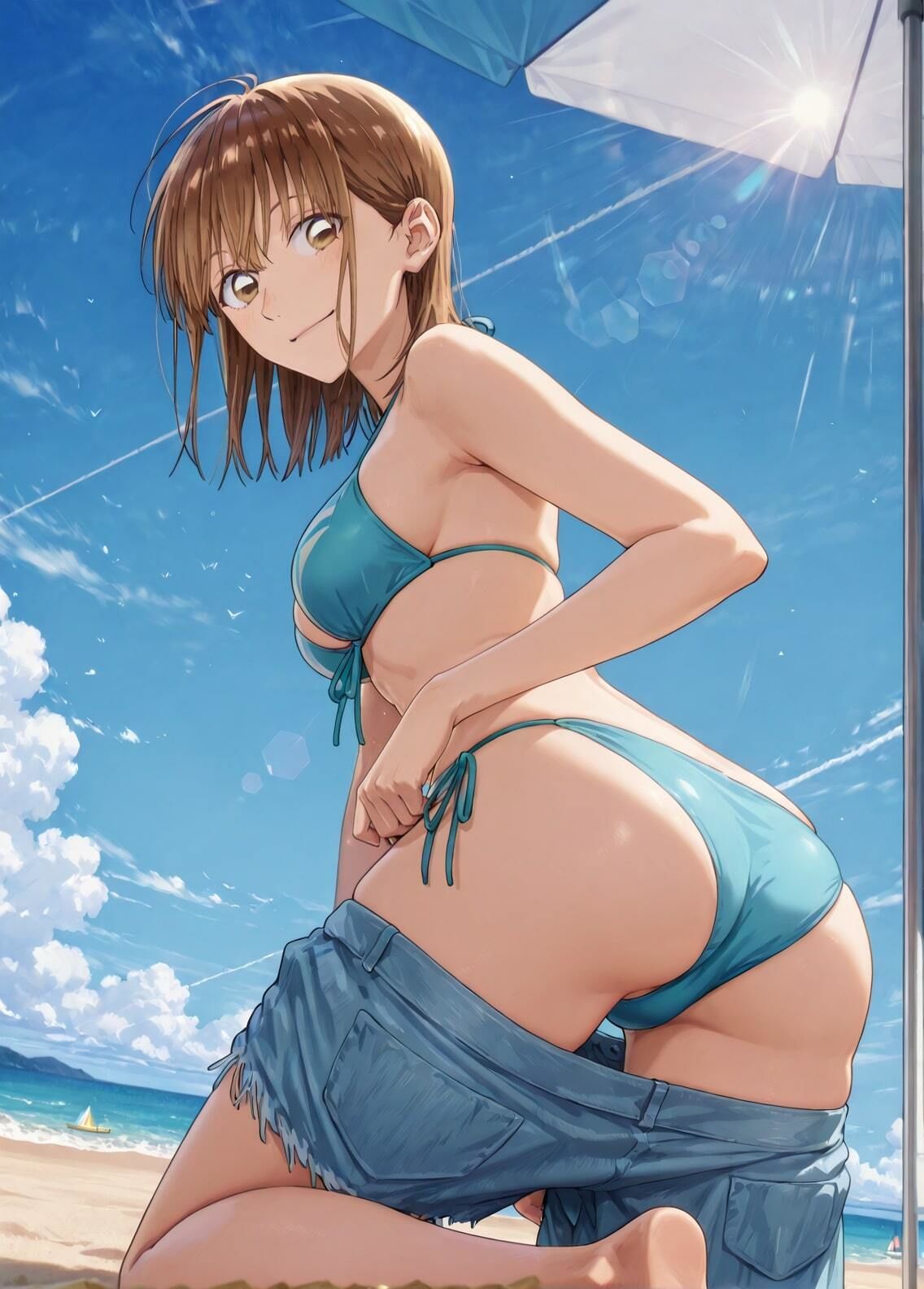 「アオのハコ」鹿野千夏セクシー写真集14（全500枚） - サンプル画像 1