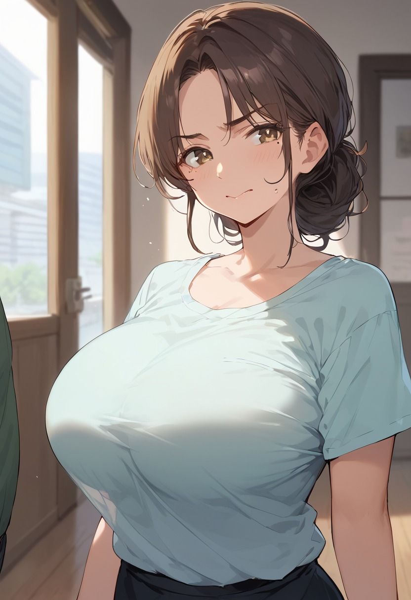 イキ狂い  巨乳人妻がバイト先の後輩に犯●れ続ける - サンプル画像 1