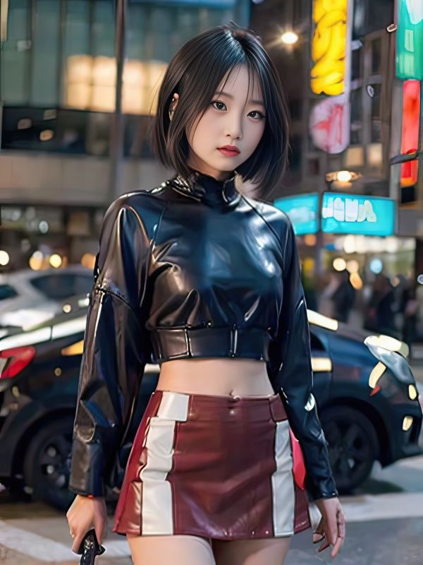 【AI実写】現代に蘇った羌瘣 ── 街角の剣士グラビア写真集 Vol.1 - サンプル画像 4