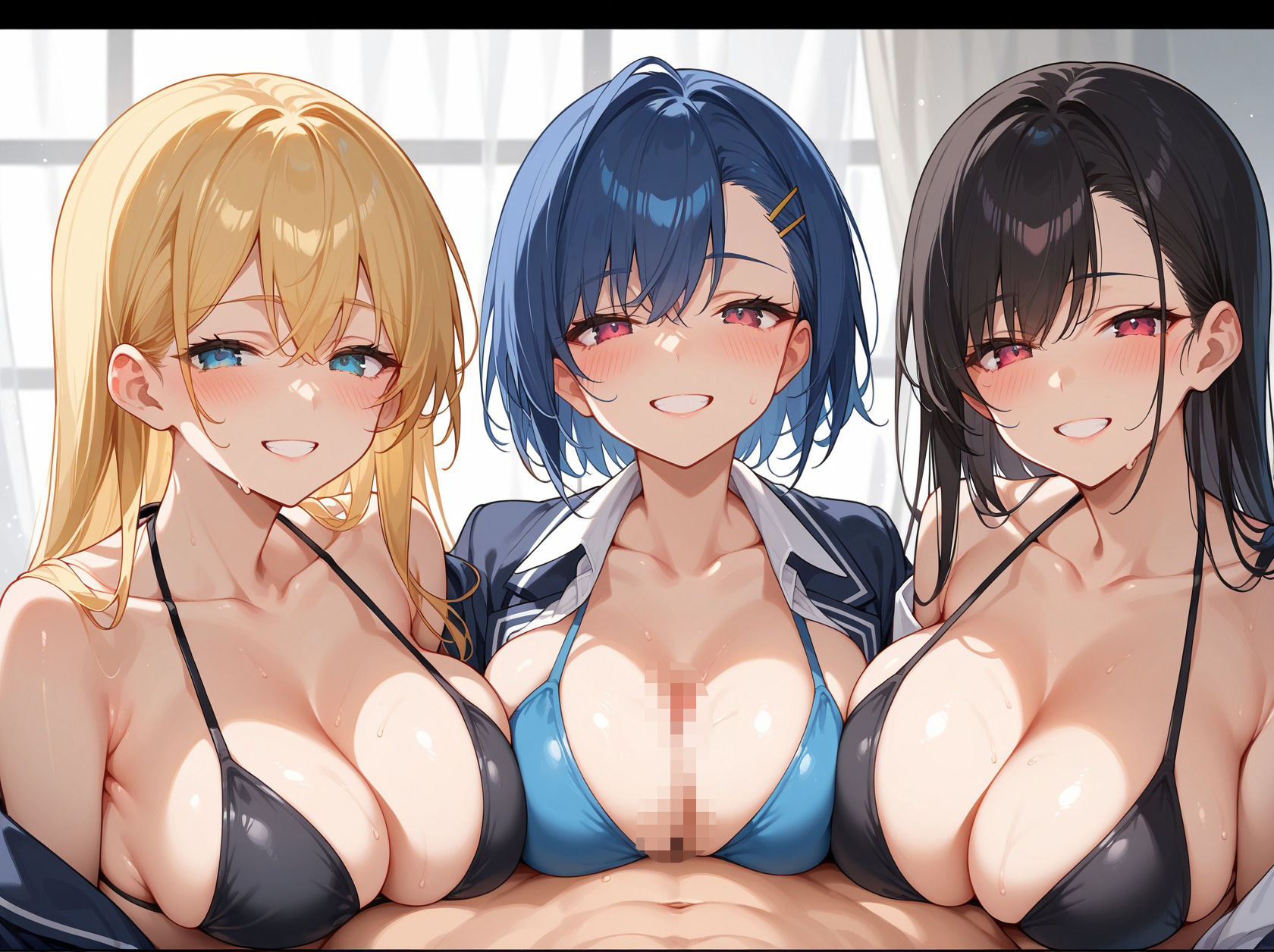 巨乳ハーレム学園 - サンプル画像 3