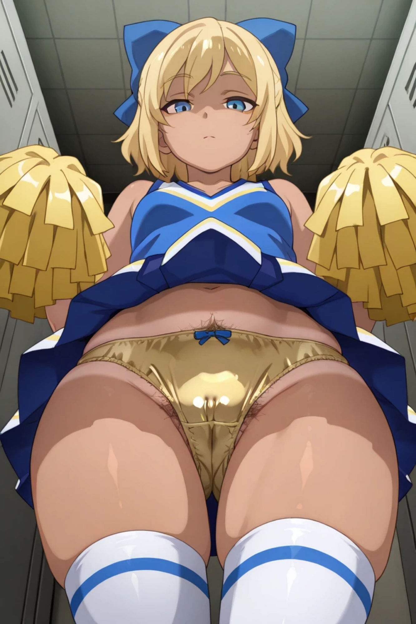 ハミ毛パンチラチアガールのアレやコレ - サンプル画像 1