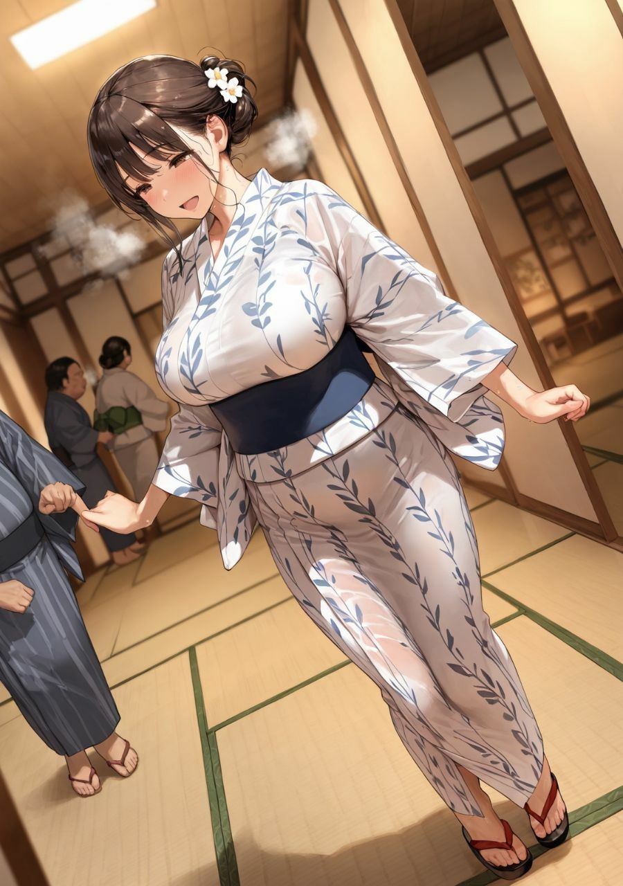 爆乳美人妻と不倫旅行 - サンプル画像 9