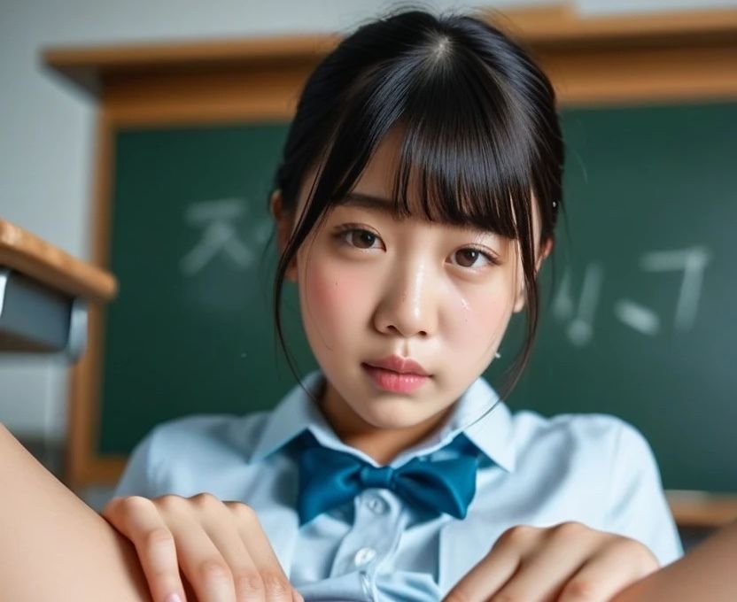 AI少女のリアルすぎる脱糞！ - サンプル画像 2