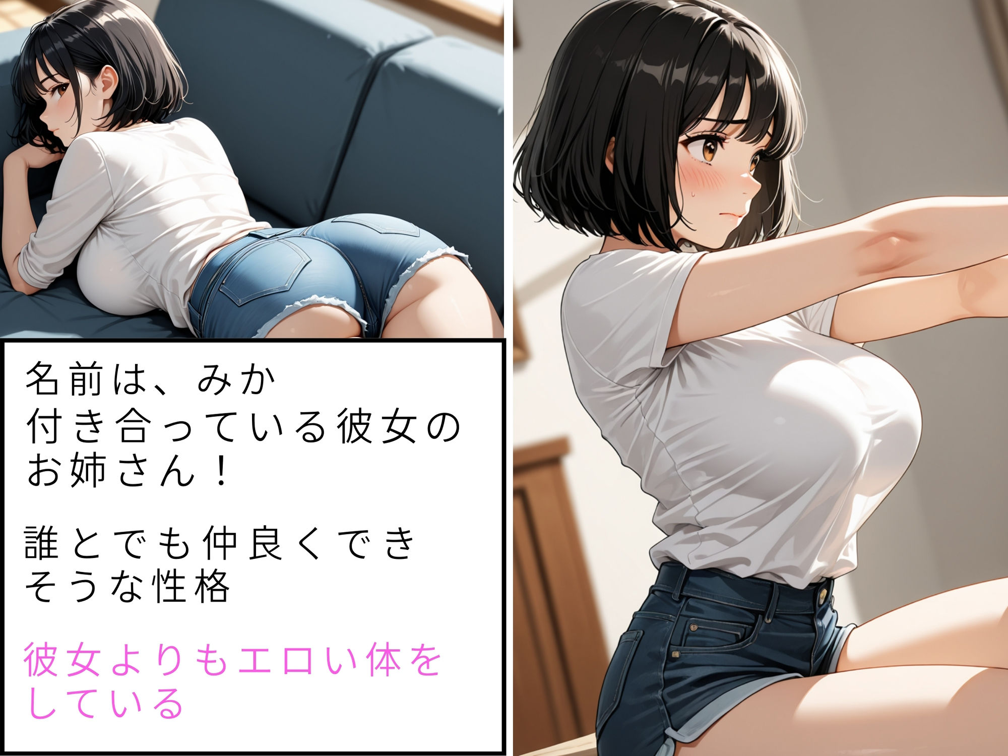 神乳を持つ彼女の姉は強●中出しをさせてくる - サンプル画像 2