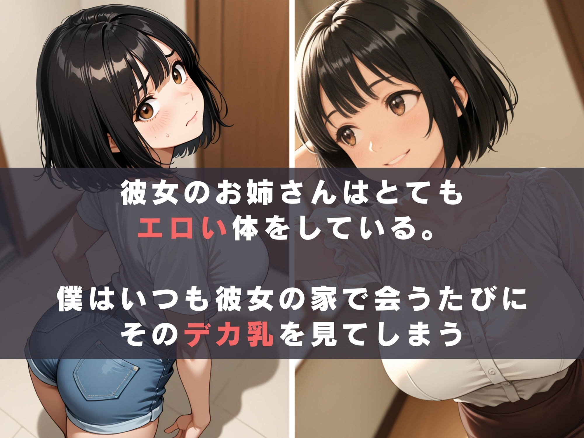 神乳を持つ彼女の姉は強●中出しをさせてくる - サンプル画像 3